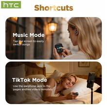 HTC NE72, TWS In-Ear Earbuds, Bluetooth Speaker 2in1 Bluetooth Earphones, Comes With 150 Languages Translation Function, High Fidelity Sound Quality, Suitable For Daily Use, Work, Study, Travel, Perfect Birthday Gift! - View 5