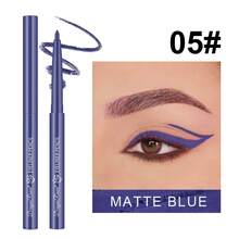 Delineador de ojos mate, resistente al agua, a prueba de manchas, color de larga duración, delineador de ojos en gel, adecuado para Halloween, Navidad y ocasiones de cosplay. - 1 - Ver 21