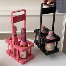 2pcs Disposable Paper Cup Holder, Dual Slot Wrought Iron & Solid Wood Cup Rack, Bar Countertop Desktop Coffee Cup Storage Rack, Suitable For Home Kitchen Counter, Coffee Corner, Coffee Shop, Milk Tea Shop, Office Pantry Storage - Multicolor - View 8