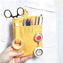 1pc Multifunctional 3-Layer Large Capacity Pencil Case For Nurses, Hospital Staff, Doctors, Nurses And Students; Unisex Portable Card Holder/Bag - Multicolor - View 4