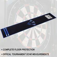 1pc Dartboard Mat And Soft Darts, Suitable For Throwing Line, Printed Design, Protects Floor And Dart Tips, Battery Not Included - multicolor - View 6