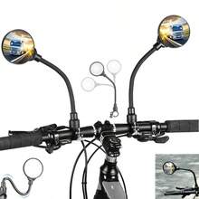 2pcs Adjustable Rotating Bicycle Rearview Mirrors - Universal Fit For Mountain And Road Bikes, Wide-Angle Convex ABS Safety Mirrors,360 Degree Rotation - Multicolor - View 3