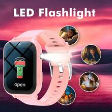 1.83 Inch Children's Smart Watch With Camera, Photo Album, Games, Calculator/Calendar/LED Flashlight, Unisex For Boys And Girls - Multicolor - View 5