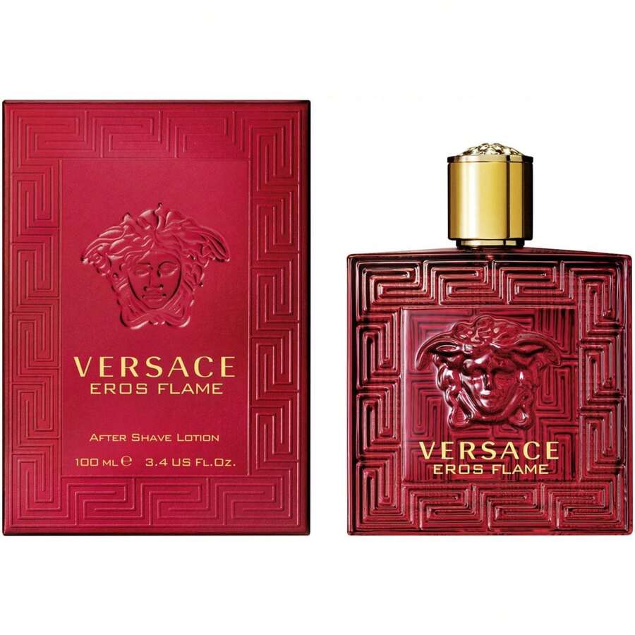 Versace Eros Flame Aftershave Lotion 100ml - Woody Spicy - View 1