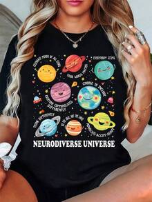 Women T-Shirts - Black - View 1