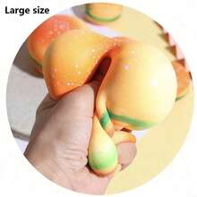Weiches, flauschiges, realistisches Hamburger-Kuscheltier zum Drücken, dehnbares, federndes Stressabbau-Squishy-Spielzeug, Druckentlastungs-Stressabbau-Spielzeug - Verschiedenfarbig - Übersicht 5