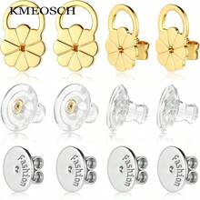KMEOSCH 6/12Pcs Earring Backs For Droopy Ear Heavy Earrings Flower Earring Lifter Backs Replacements Large Backing Adjustable Stud Clutches Support Back For Heavy Earrings Earlobe - 3 Types Of Ear Tips - View 2