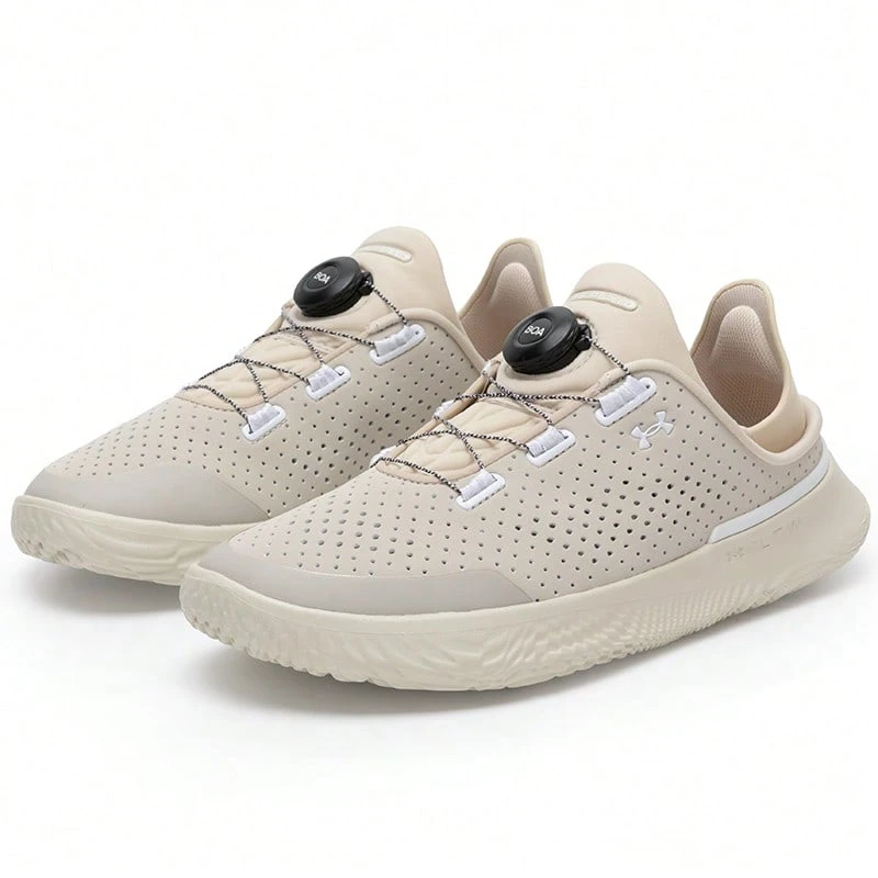 Under Armour UA Flow Slipspeed Trainer NB 休闲舒适通勤运动鞋,男女通用 - 淺棕色/膚色 - 查看 1