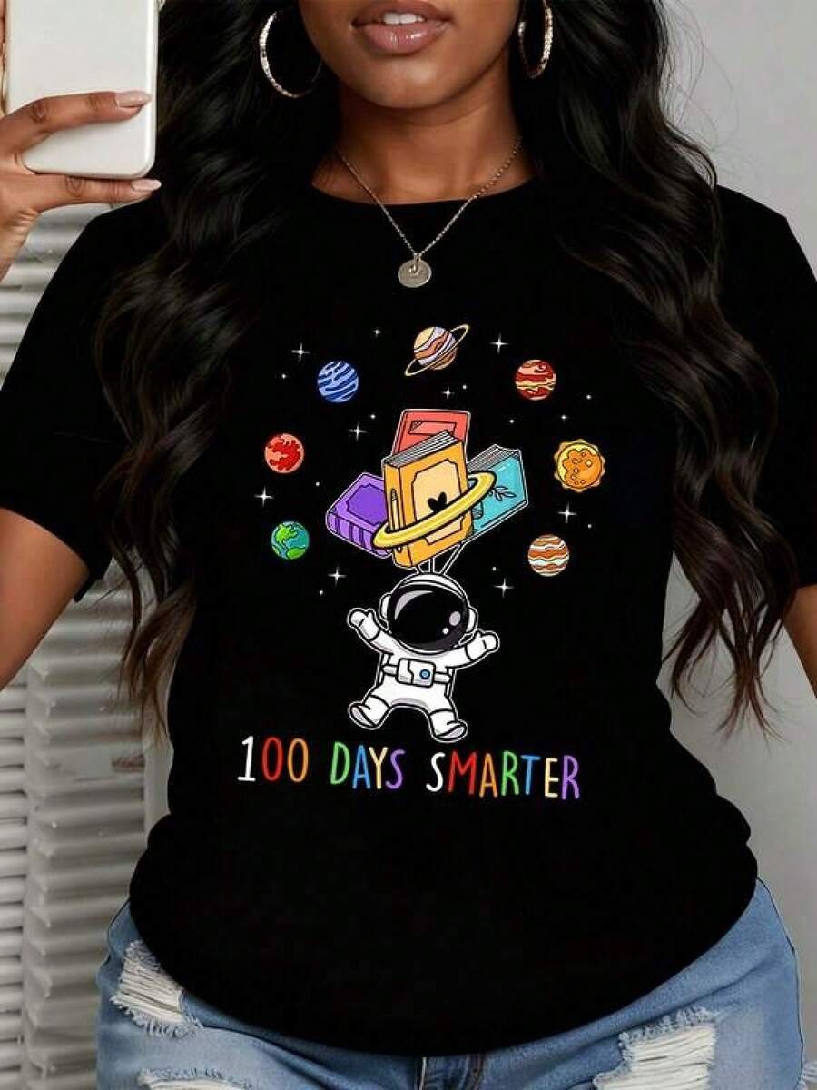 Women T-Shirts - Black - View 1