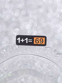 “1+1=69”趣味成人幽默珐琅徽章 - 彩色 - 查看 5