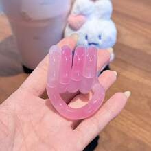 Unknot Tangle 魔力石溫感變色水晶玉石質感盒裝指尖紓壓玩具，專注力訓練、緩解成癮、手指理療無限扭轉減壓玩具，節日禮物 - 彩色 - 查看 8