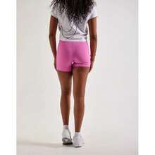 Nike Pro 365 Shorts Women's Playful Pink Dri-Fit Mid Rise Activewear JAX1341 - 粉色 - 查看 3