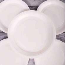 Disposable Plates Suitable For Picnics And Parties - Multicolor - View 1