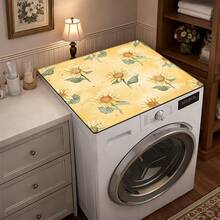 1 pieza Estera absorbente para secar platos con patrón de girasol vintage, decoración del hogar, apta para máquina de espresso, fregadero, grifo, baño, accesorios de cocina - Multicolor - Ver 6