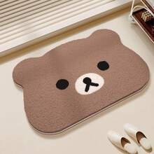 San-X Rilakkuma 卡通可愛慵懶熊設計吸水防污浴室地墊，防塵易打理腳墊 - 彩色 - 查看 5