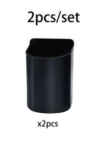 2pcs/Set Multifunctional Car Storage Bucket With Cup Holder And Hook, Suitable For Most Car Models, Can Store Water Bottles, Beverage Bags, Trash Bags And Other Car Storage Items. Also Includes Back Seat Cup Holder. - Multicolor - View 11