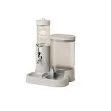 1pc Hamster All-In-One Food And Water Dispenser, Transparent Design For Easy Monitoring Of Food And Water Levels, Easy To Assemble, Washable, With Steel Ball Roller Outlet - View 11