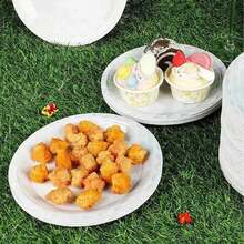 Disposable Plates Suitable For Picnics And Parties - Multicolor - View 5