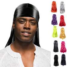 ZTZI Men's Silk Durags With Elastic Band - A - View 13