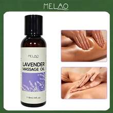MELAO Lavender Massage Oil 118ml/4 Fl Oz, Relaxing And Soothing Aromatherapy Massage Oil, Nourishing And Moisturizing Skin Care Oil Suitable For SPA And Daily Use - 118ml - View 2
