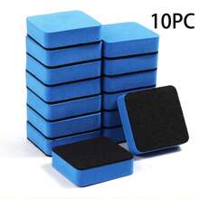 Randomly Selected 3-Piece Set Of Grooved Colorful Erasers - Dust-Free Chalkboard And Whiteboard Erasers With Cartoon Patterns, Suitable For Classroom, Office And Home Use - Learning Supplies For Teachers And Students / Random 6-Piece Set Of Cute Cartoon Dog Paw Chalkboard Erasers, (Red, Green, Blue, Purple, Yellow, Black) 6-Color Combination - Multiple Styles - View 12