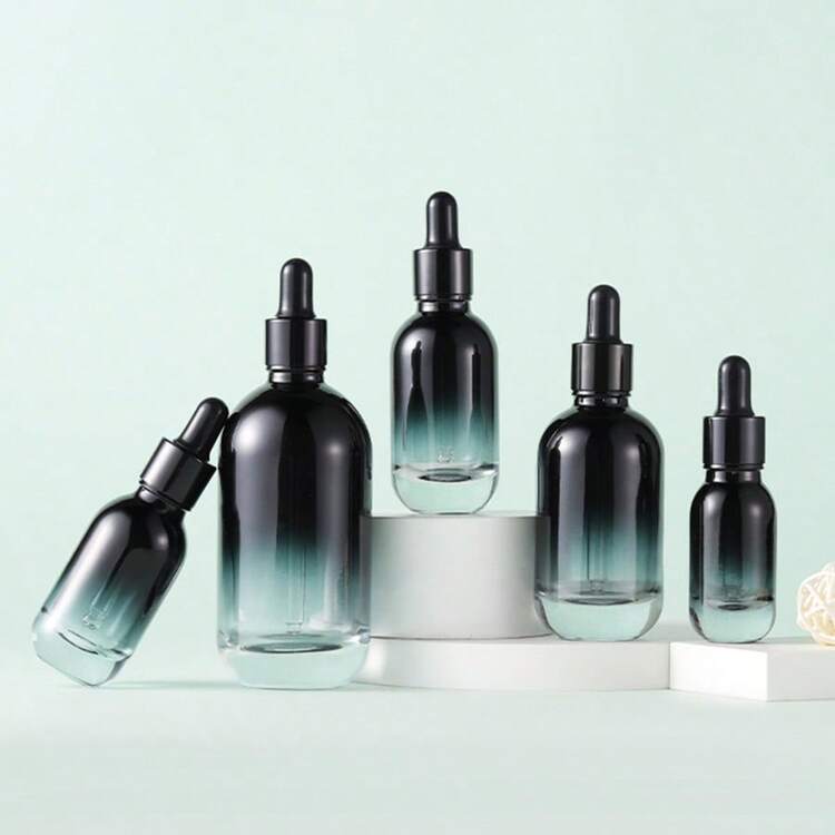 3pcs Glass Dropper Bottle Set, 10ml 30ml 50ml Empty Bottles, Suitable For Essential Oils, Perfumes, Cosmetics, Travel Storage - View 3
