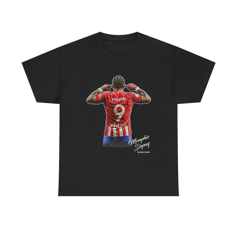 Camiseta Retro Vintage de la Copa Mundial 2026 con Gráficos de los 90, Memphis Depay, Atlético de Madrid, Camiseta de Fútbol, Camiseta Deportiva No Oficial, Camiseta de Algodón, Selección Nacional Mexicana 2026, el mejor regalo para los fans, Camiseta para aficionados. - Blanco - Ver 1