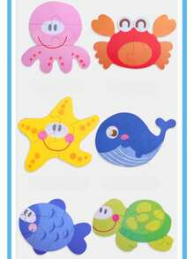 Puzzle Kotak Kayu Anak-Anak, Puzzle Jigsaw Kayu Bergambar Hewan Kartun & Transportasi, Mainan Edukatif Menyenangkan untuk Anak Laki-Laki dan Perempuan - MultiWarna - View 10