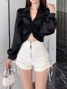 Women Pants - Black - View 2