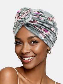 1pc Women's Snail Coil Headscarf Hat, Suitable For Daily Use - Multicolor 3 - View 8