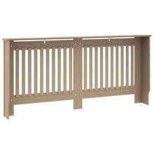 Cubierta para radiador vidaXL 172x19x81 cm Madera de ingeniería - Marrón - Ver 5