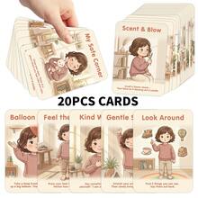 20pcs Feelings Calm Cards - Mindfulness Activities Emotional Regulation Cards, Self-Regulation & Coping Skills Cards For Anxiety Relief, Calming Strategy Cards - A - View 4