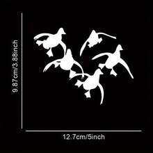 Duck Hunter Decal Sticker, Waterproof Vinyl Car Body Window Bumper Decor Sticker, Car Modification Accessory - 1 pcs - View 5