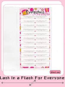 96pcs Cat Paw Style Segmented Lower Eyelashes, 3-Step Easy Application, B Curl, Reusable, Beginner Friendly - B - View 9