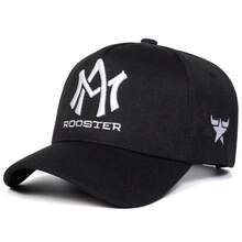 1pc Men's MA ROOSTER Embroidered Baseball Cap, Street Fashion Hat, Outdoor Sun Protection Casual Cap For Spring, Autumn, Travel, Beach - Multicolor - View 5
