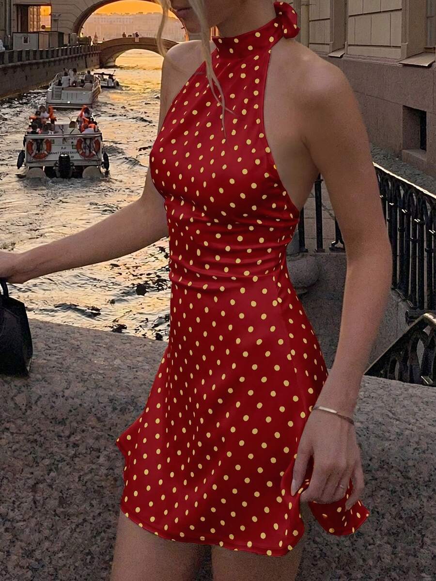 Moda Primavera/Verano 2026 : Falda Mini Versátil Elegante Vacaciones Fiesta - Burdeos - Ver 1