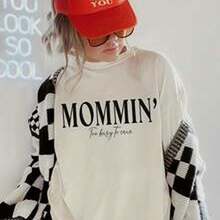 C Omfort Colors Retro Mama S1Hirt Mothers Day Gift From D Aughter For Mom Mama T S1Hirt For Birthday For Her B Aby S1Hower CH Ristmas Mommin S1Hirt - 白色 - 查看 1