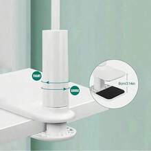 1Pc Premium 360 Degree Rotating Phone Tablet Holder, Stable Spiral Base Thickened Metal Flexible Gooseneck Slouchy Bracket, Freely Adjustable Angle Anti-Slip Shockproof Universal Device Stand - Multicolor - View 4