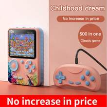 G5 500-In-1 Mini Handheld Game Console, Portable Retro Game Player With 8-Bit Color LCD Screen - Multicolor - View 2
