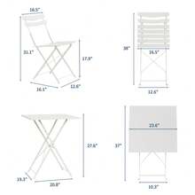 Patio Furniture - White - View 2