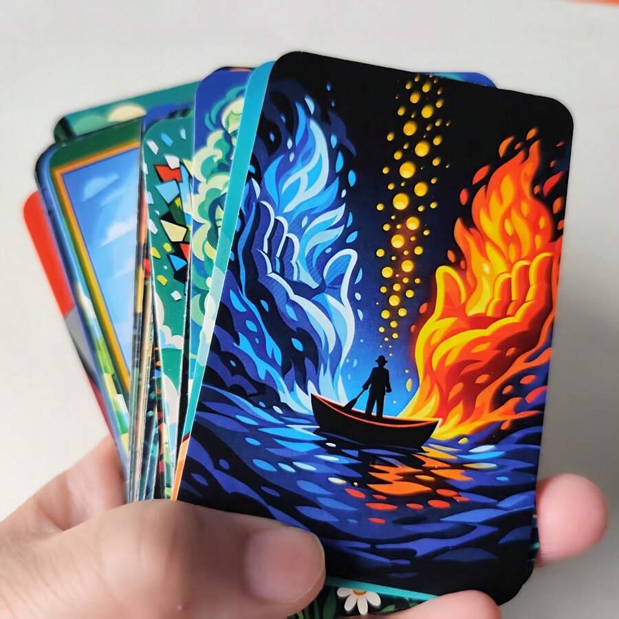 60 Metaphor Cards | IFS Inner Family Systems Specialized Cards | Psychological Counseling & Coaching Guidance Tool | Narrative Healing Selection - Multicolor - View 1