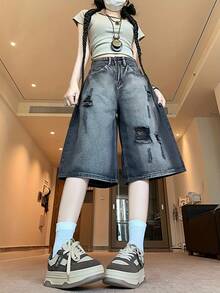 Women Pants - Dark Grey - View 9