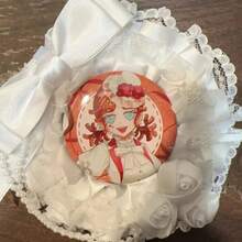 Cute Badge Display Holder Ita Bag Anime Handmade Badge Rosette Ita Bag Accessory Ita Bag Decoration - Pink - View 8