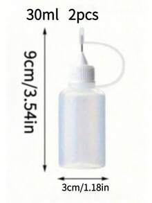 1 Bottle Precision Craft Glue - 1.01 Oz Fine Tip Applicator, Refillable, Easy Squeeze, Suitable For Paint Pouring Crafts, Delicate Projects (Bottle Only!) - Precision Craft Glue Bottle - View 14