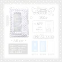 柔らか水玉手帳　インスタ風 推し活二次元窓付き A6/M5 リングノート - ホワイト - M5 - チェックする 13