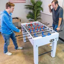 54 '' Full Size Foosball Table Includes 4 Balls And 2 Cup Holders - White Finish - Default - View 4