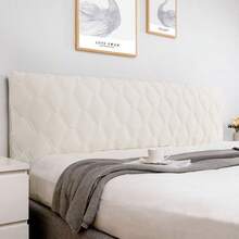 Grey Velvet Headboard Cover, Universal Size, Dust-Proof, Bed Frame Soft Pad, Modern Bedroom Decor, Easy To Clean, Home Upgrade - Dark Gray - View 4