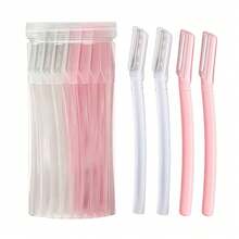 4/12/24入 眉毛修剪器與刮鬍刀，去角質與除毛工具，身體與臉部眉毛刮鬍刀，多色除毛工具，初學者眉毛造型工具組 - 均碼 - 查看 1