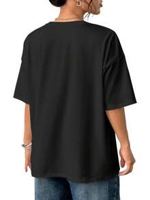 Camiseta " más libros": Regalo para profesores y bibliotecarios - Negro - Ver 2