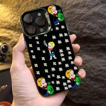 Funda para móvil con estampado de billetes y monedas, compatible con fundas para iPhone de Apple. Fabricada en TPU, ofrece protección contra golpes y caídas. Un regalo perfecto para amigos y familiares. - Negro - Ver 1